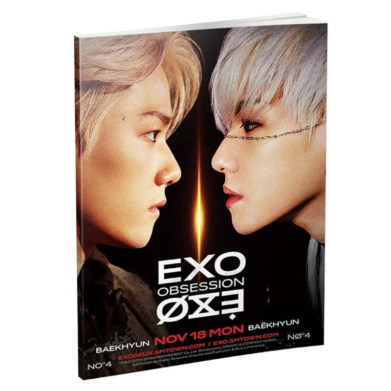 

Kpop EXO Obsession Official Photo Book Baekhyun Personal Mini Photo Book Poster Picture HD Photograph