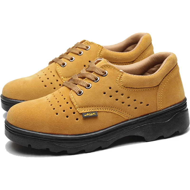 Защитные рабочие ботинки со стальным носком для мужчин и женщин непробиваемые