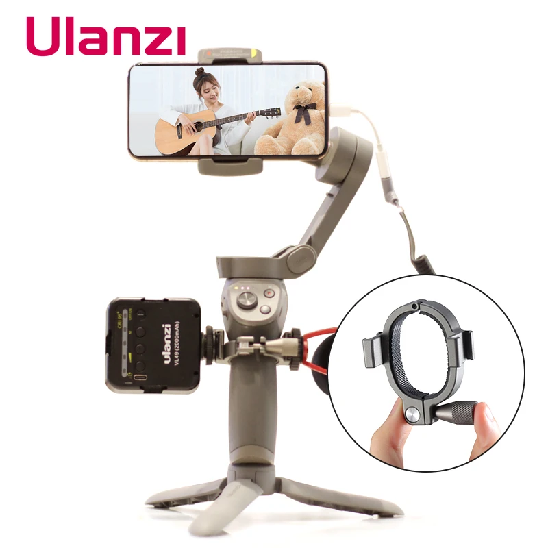 Ulanzi Osmo Mobile 3 4 крепление для микрофона Удлинительное Кольцо холодного башмака