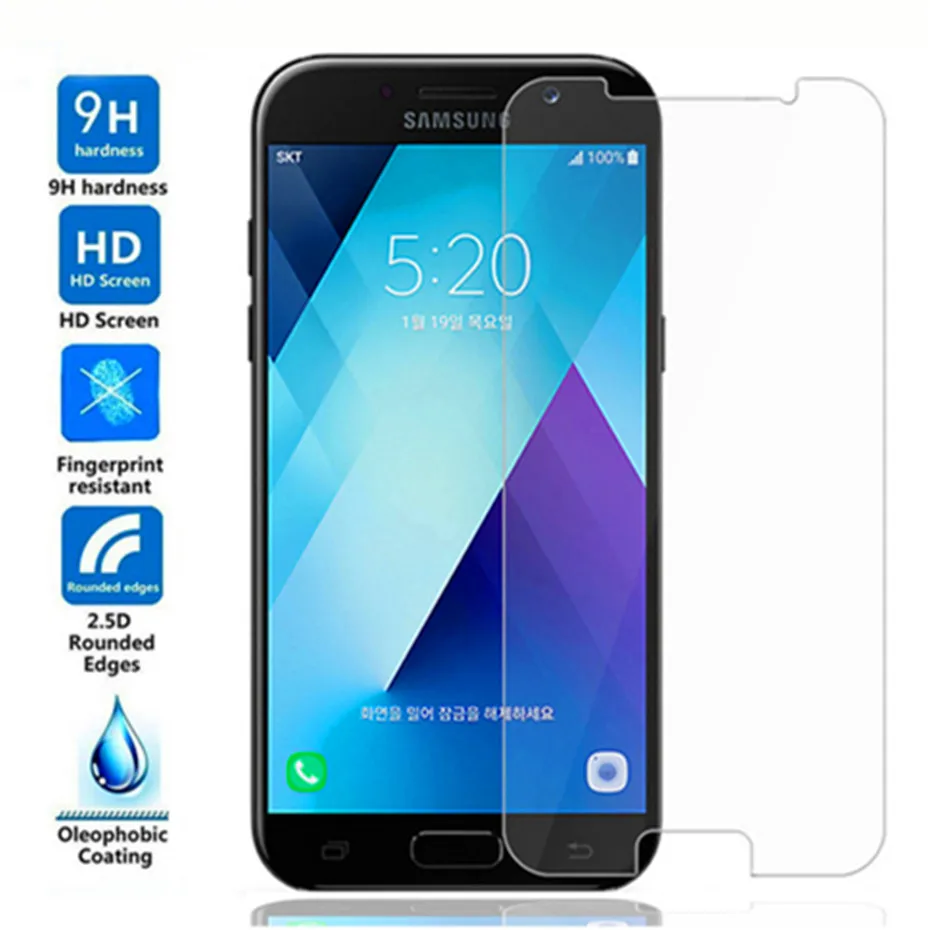 J5 2017 закаленное стекло для samsung Galaxy A3 A5 A7 Защитная пленка экрана на J3 J7 защитное |