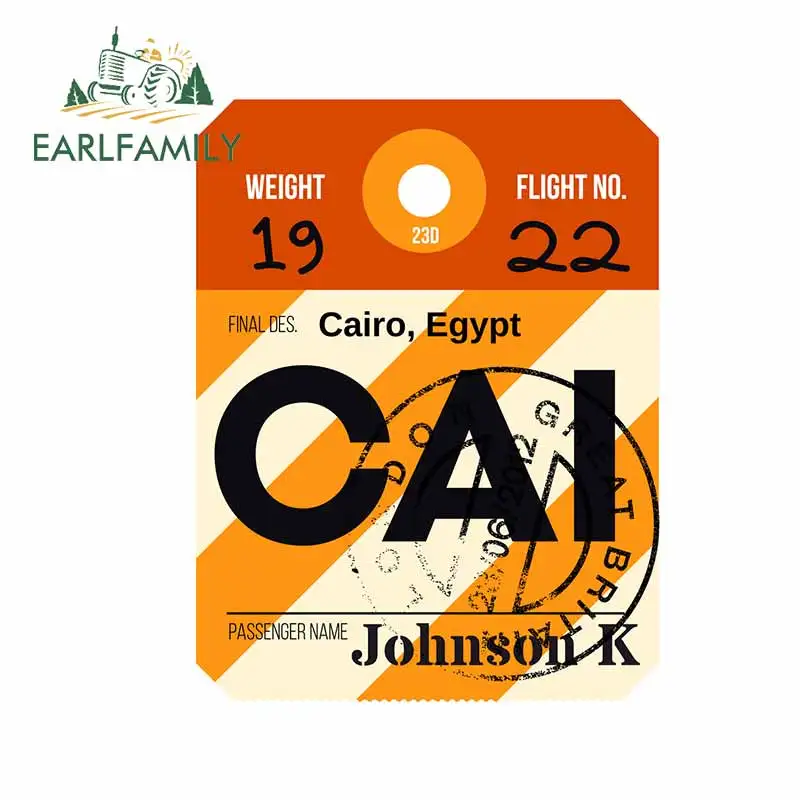 Забавные наклейки для автомобиля EARLFAMILY 13 см х 10 серфинга индивидуальные