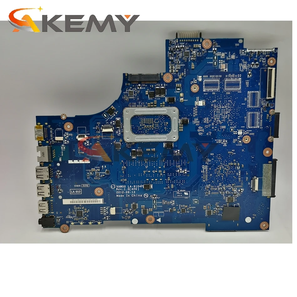Akemy для Inspiron 3521 Материнская плата ноутбука 03H0VW 3H0VW LA-9104P DDR3 2127U тестирование |