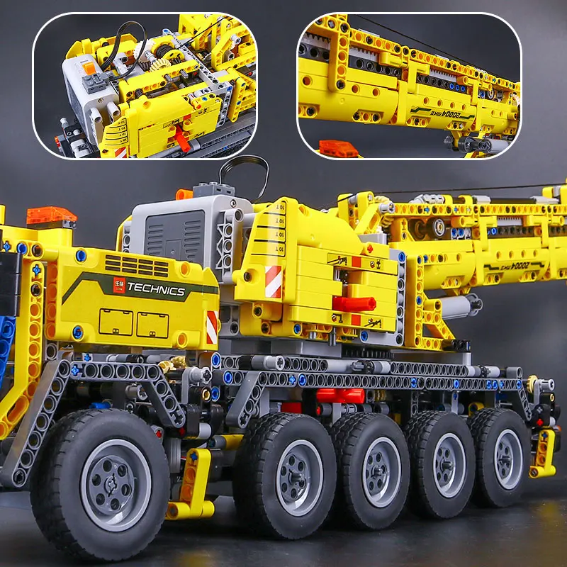 DHL 20004 Мотор мощность мобильный кран Mk II модель строительные наборы блоки день