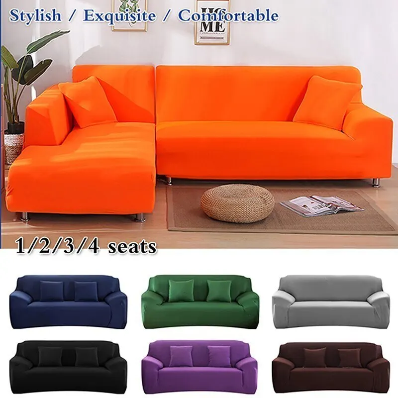 

NEW sofa cover stretch elastic fully wrapped sofa cover L-shaped detachable sofa cover 1/2/3/4 seat