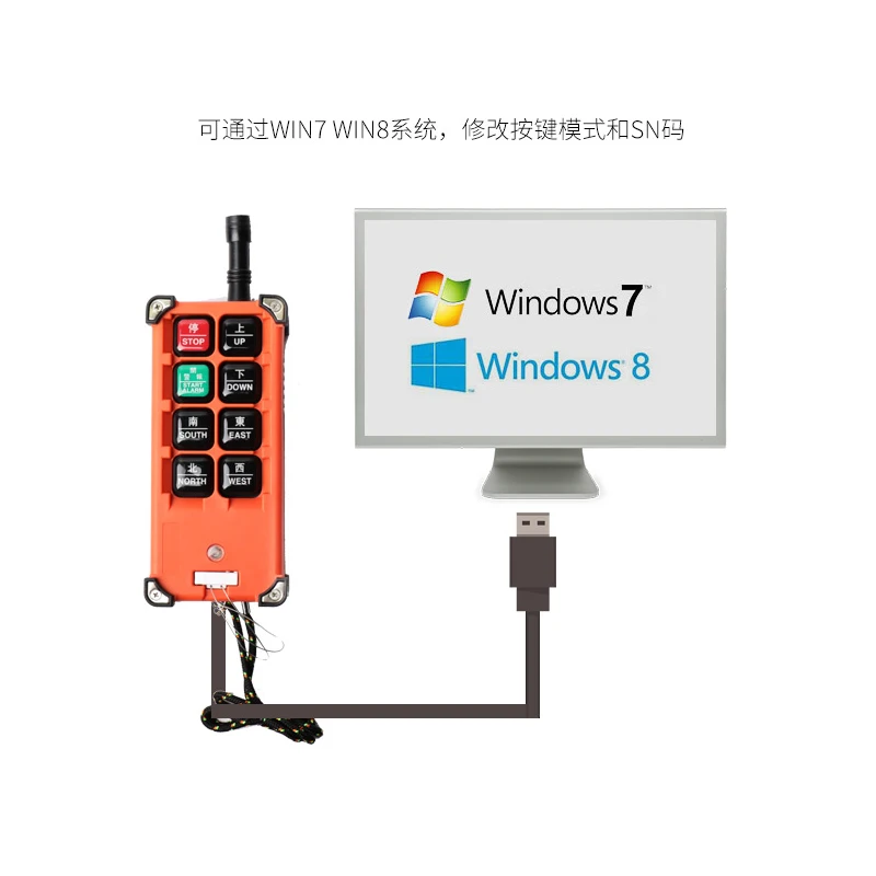 

Wireless radio receiver industrial rc remote control usb