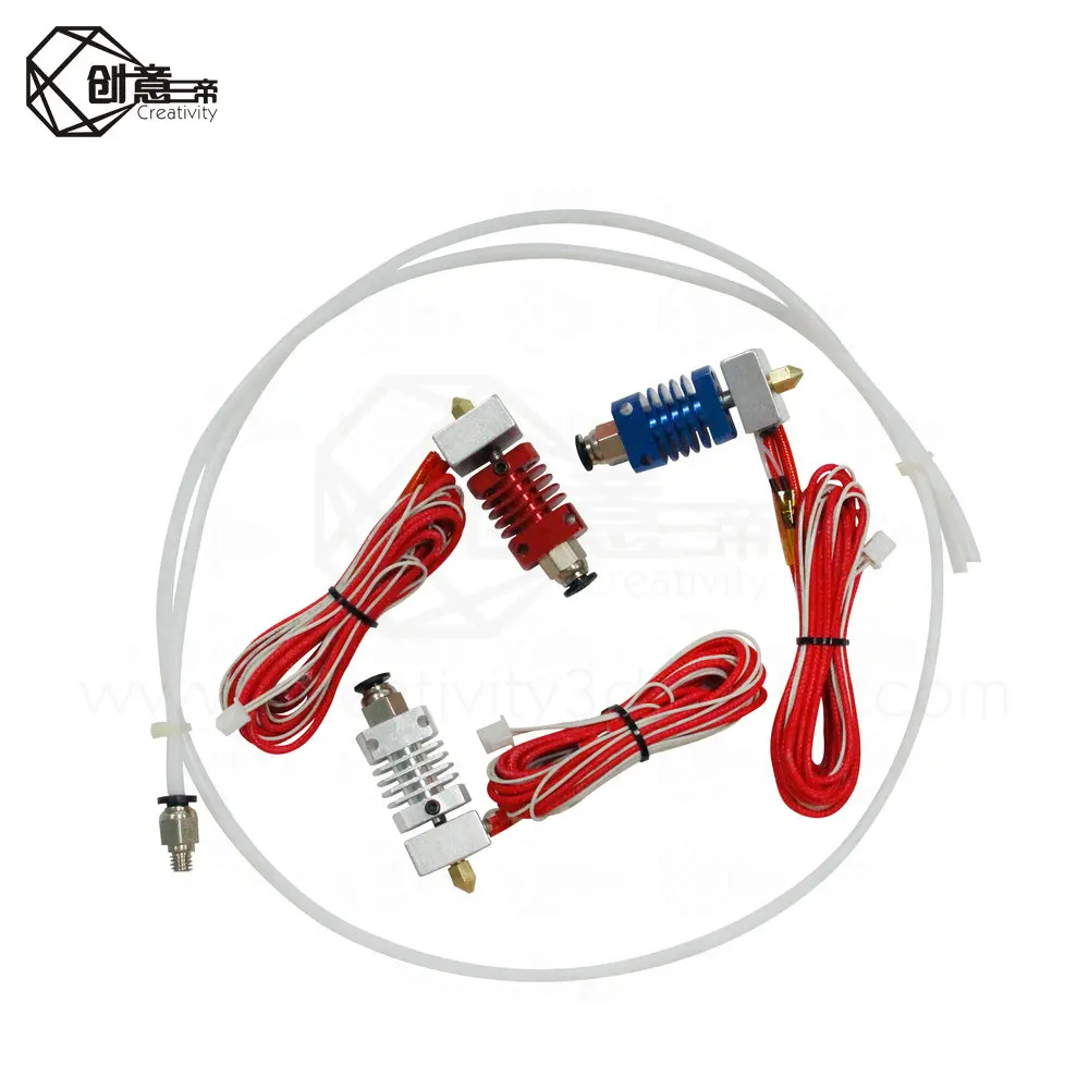 Аксессуары для экструдера 3D j головка Hotend экструдер набор CR8 / CR10 1 75 мм 12 В Bowden 0 4