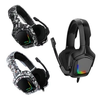 onikuma k20 3 5mm wired headphone rgb backlight gaming headset with microphone for desktop pc gamers phone ps4