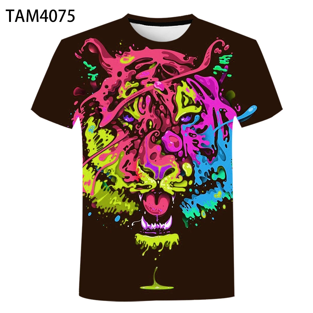 Футболка Мужская/женская с коротким рукавом креативный универсальный топ 3D