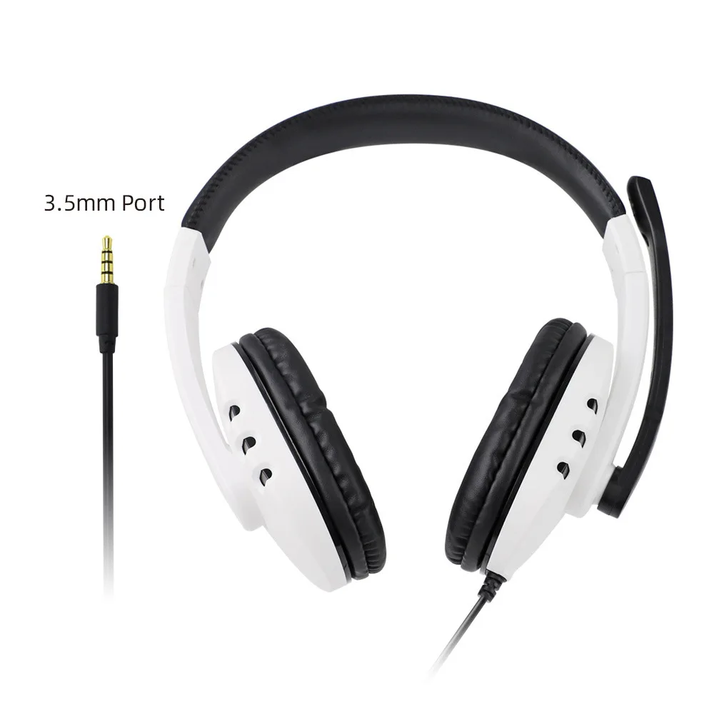 

For PS5 Wired Headset Gamer PC 3.5mm For Xbox one PS4 PC PS3 NS Headsets Surround Sound Gaming Overear Laptop Tablet Gamer