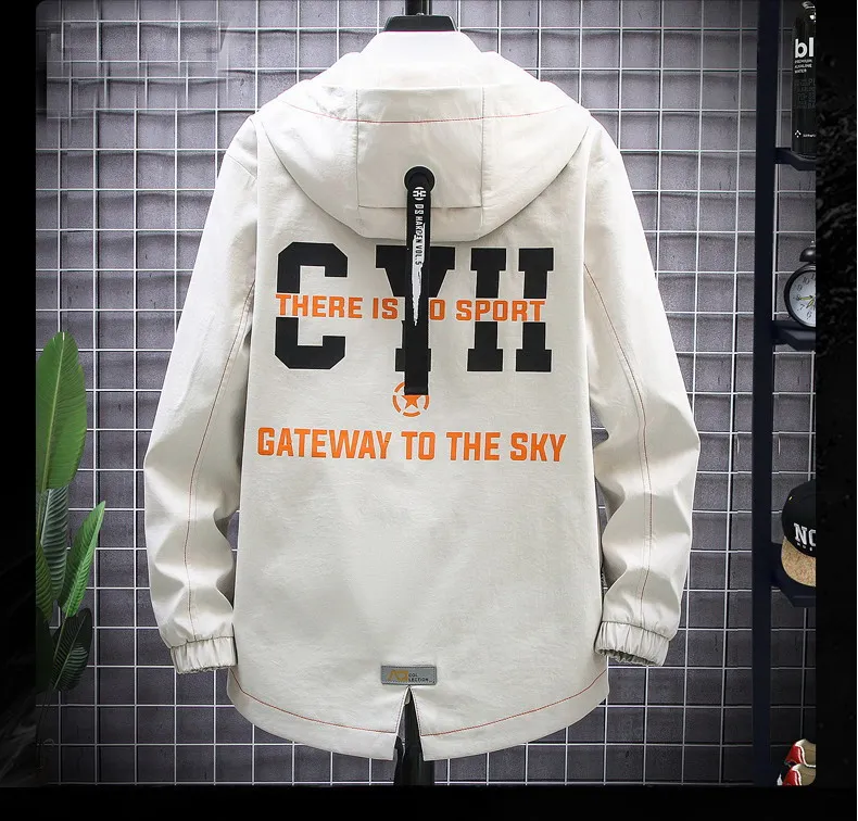 

2020 new spring autumn men's tooling jacket trend Korean windbreaker handsome spring ins function spring jacket DS208