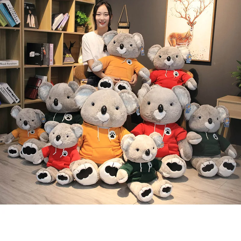 

60-80cm Big Giant Australia Koala Plush Toy Soft Stuffed Koala Bear Doll Toys Kids Toys Juguetes Toys For Girls Birthday Gift