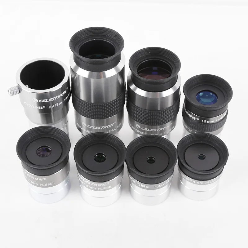Оптический окуляр CELESTRON OMNI PLOSSL 4 элемента 1 25 дюйма телескопа мм 6 9 12 15 32 40 |