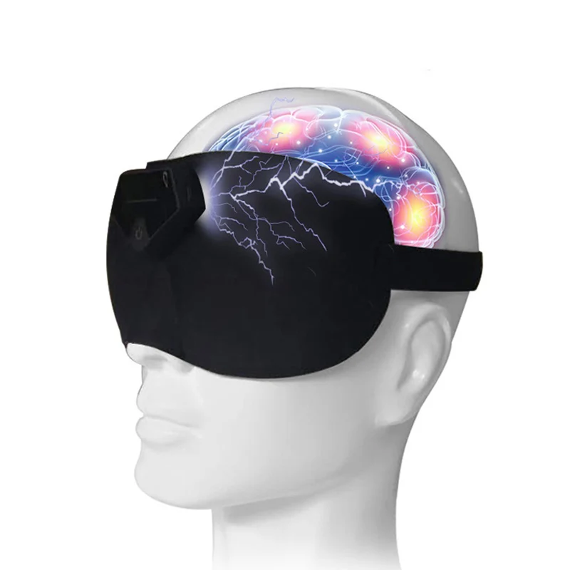 

MHKBD 3D Smart Sleep Mask Electric Pulse Eye Mask Relieve Fatigue and Stress Shading Blindfold Sleep Aid Massager