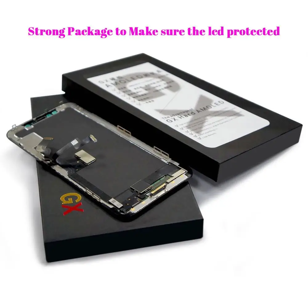 Replacement For iPhone X OLED LCD Display GX Digitizer Assembly iphonex Screen XS MAX Amoled 3D Touch | Мобильные телефоны и