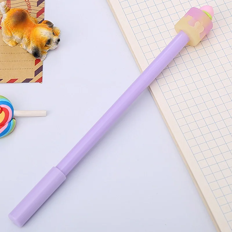 Ручка гелевая 50 шт. для творчества с днем рождения милый торт ученическая водная