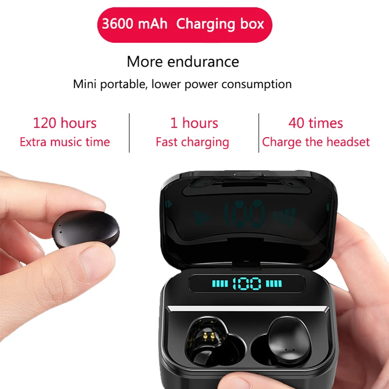 TWS Bluetooth Earphones Wireless Headphones Blutooth V5 Earphone Handsfree Headphone Sport Earbuds Gamer Headsets Phone with mic |