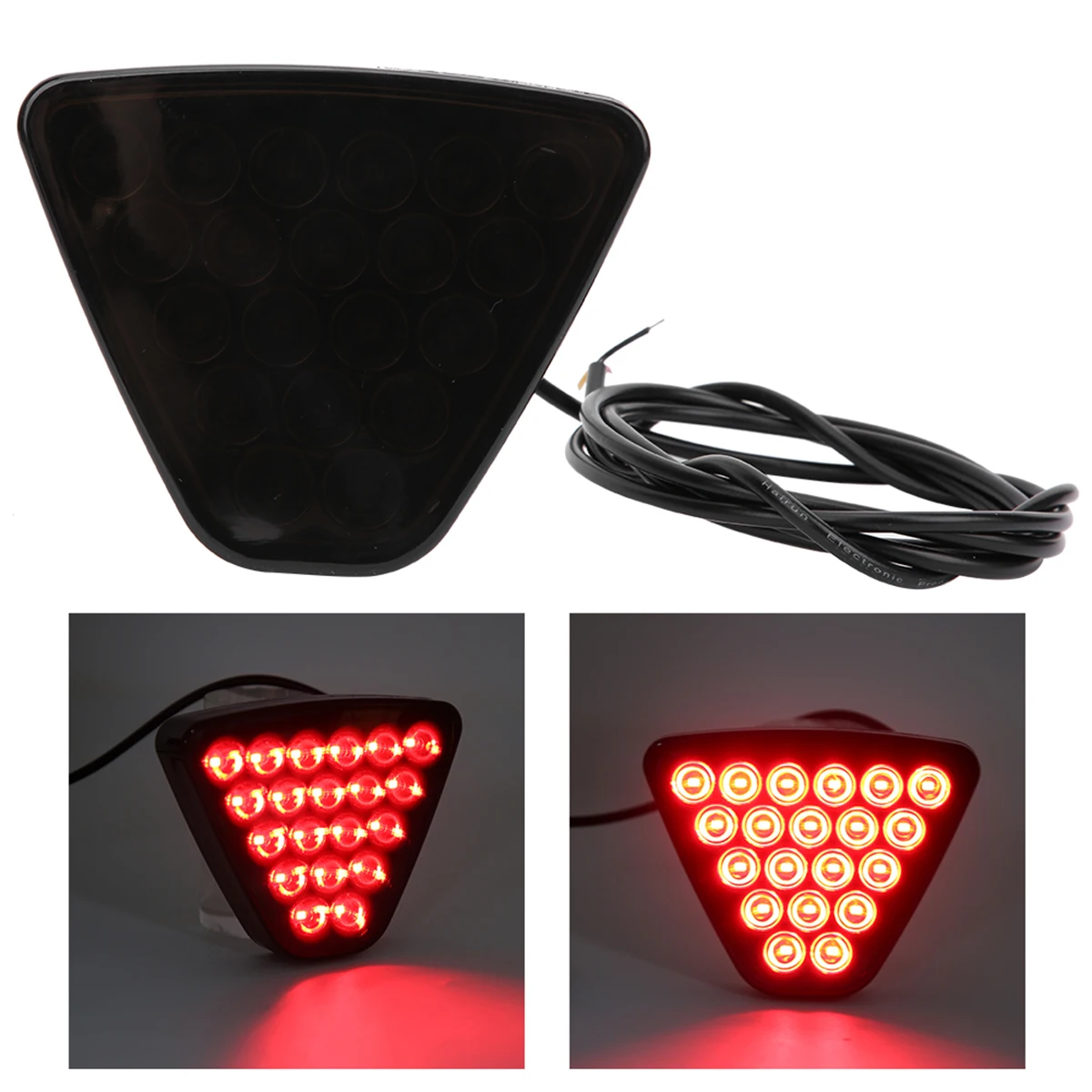 

12V Auto Tail Light 20 LEDs Reversing Brake Warning Light Universal Flash Strobe Lights With Holder Dropshipping New