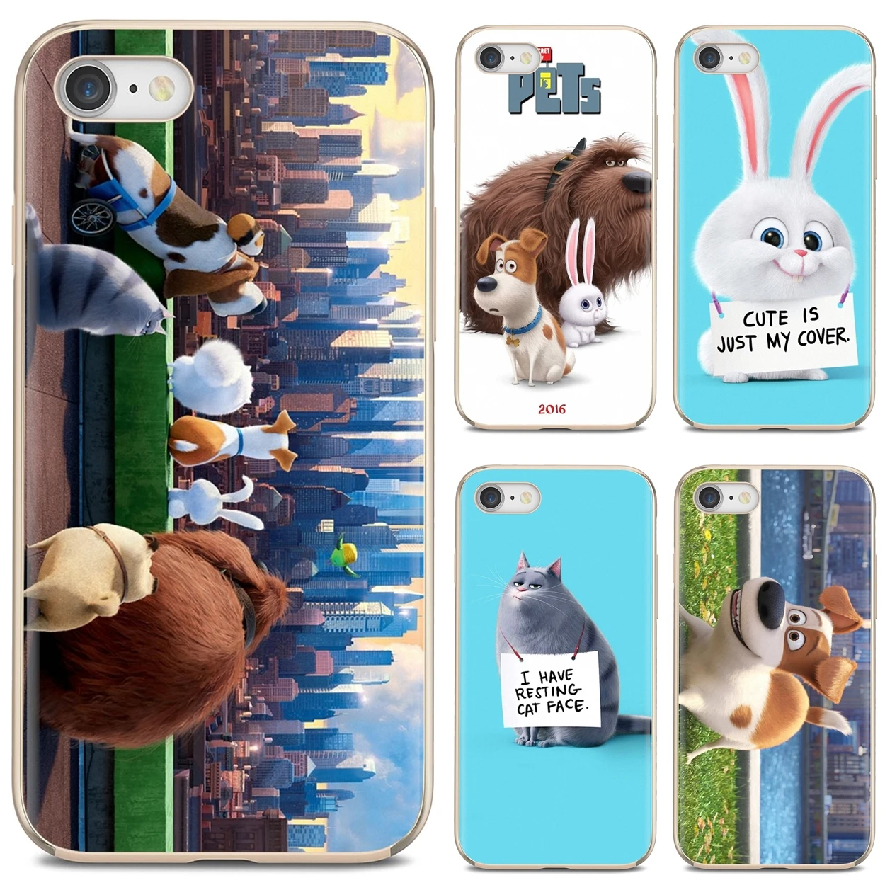 

Silicone Bag Case For iPhone 10 11 12 Pro Mini 4S 5S SE 5C 6 6S 7 8 X XR XS Plus Max 2020 Secret-Life-of-Pets-Poster-The