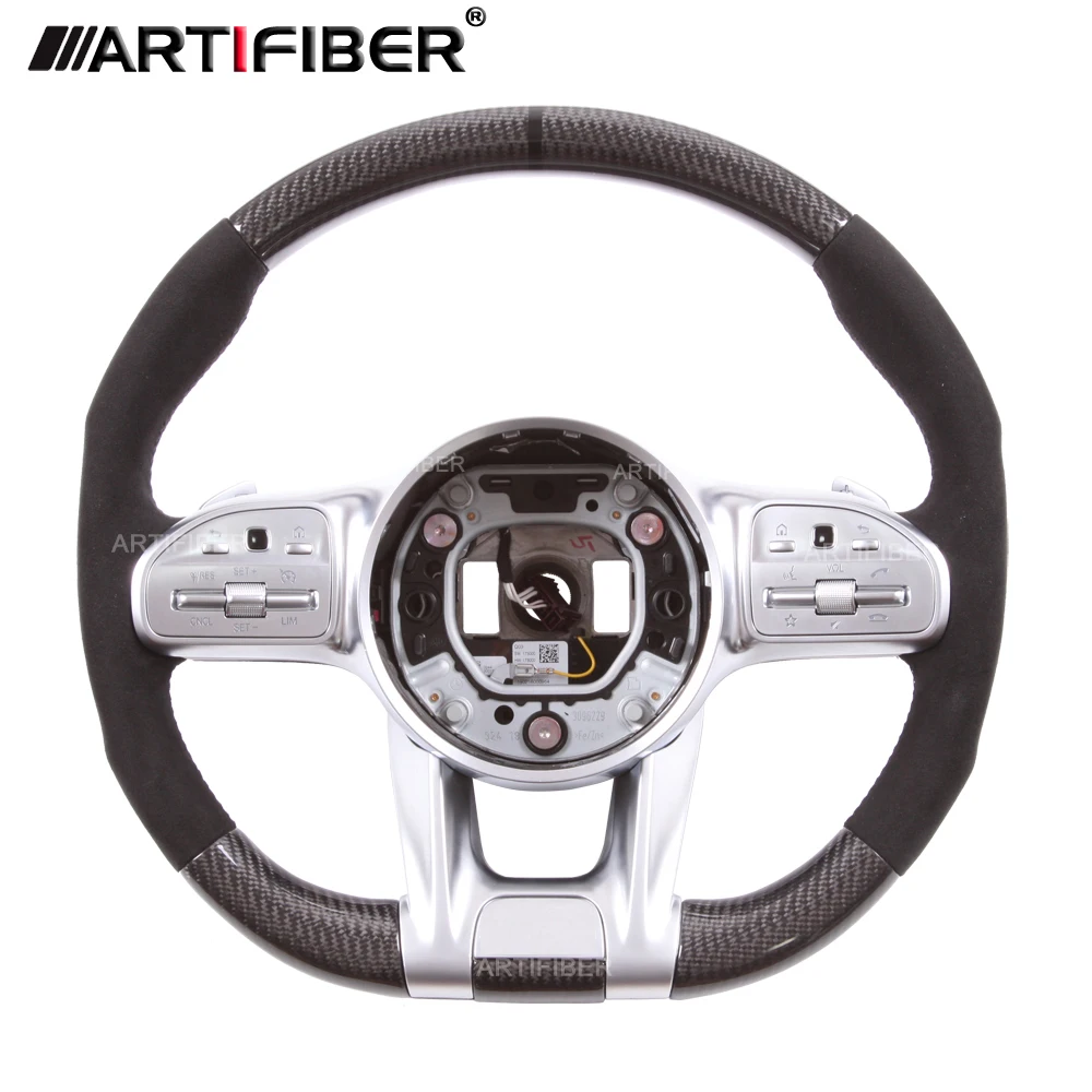 

Real Carbon Fiber Steering Wheel for Mercedes Benz C63 E63 GT63 S63 GLC63 G63 GLS63 GLE63 SL63 CLS63