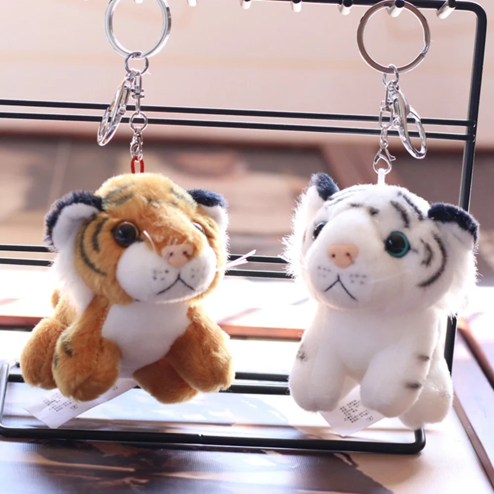 

2pcs Hanging Plush Crib Toys Plush Cartoon Pendants Lovely Key chains