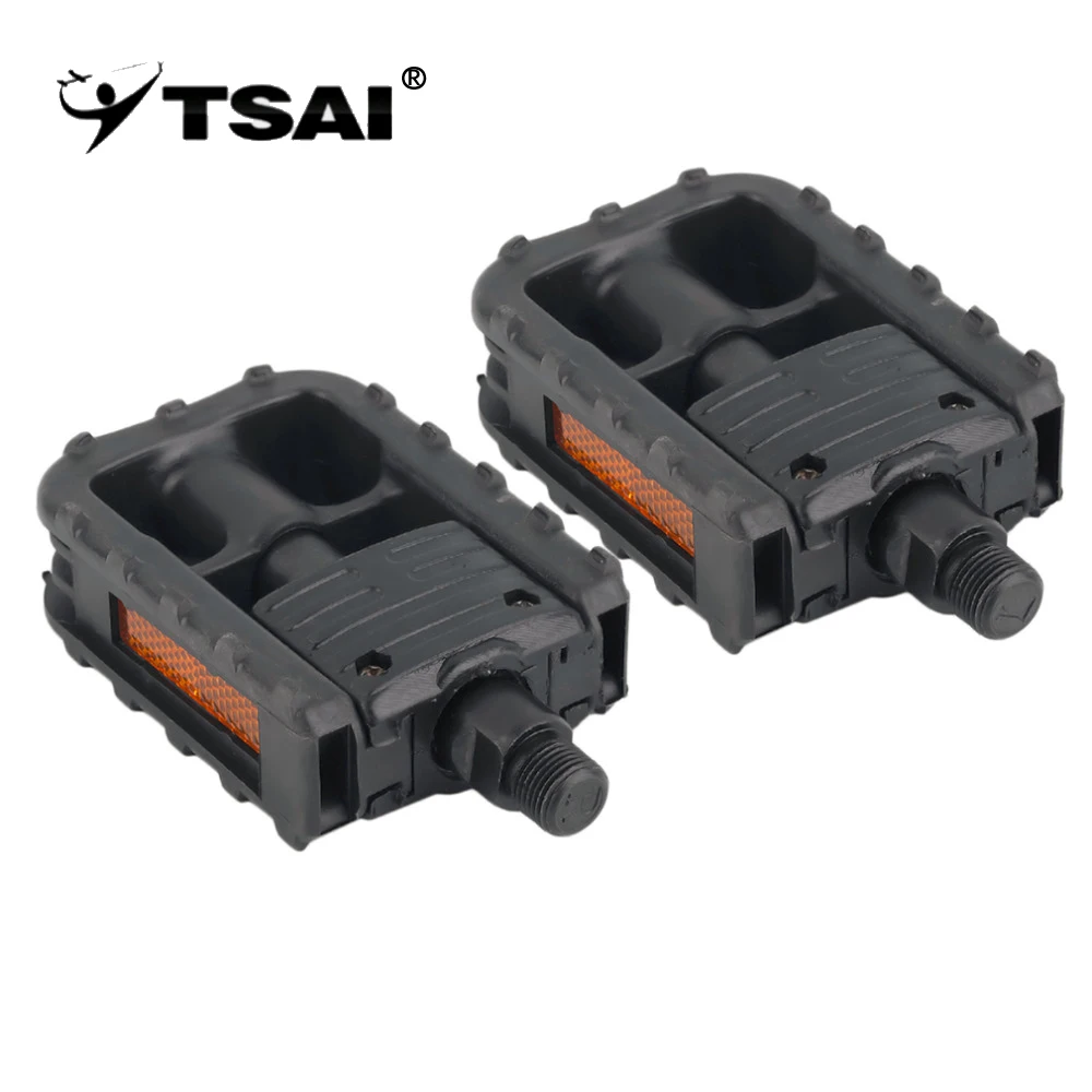 Универсальные пластиковые складные педали для горного велосипеда 1 пара