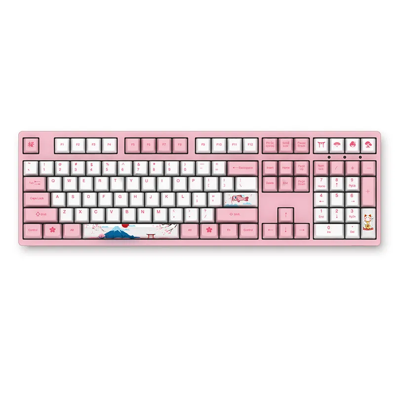 AKKO 3108 V2 Mechanical Gaming Keyboard Type-C Wired 108 Key PBT Keycap World Tour Series Tokyo for Home Office | Компьютеры и офис