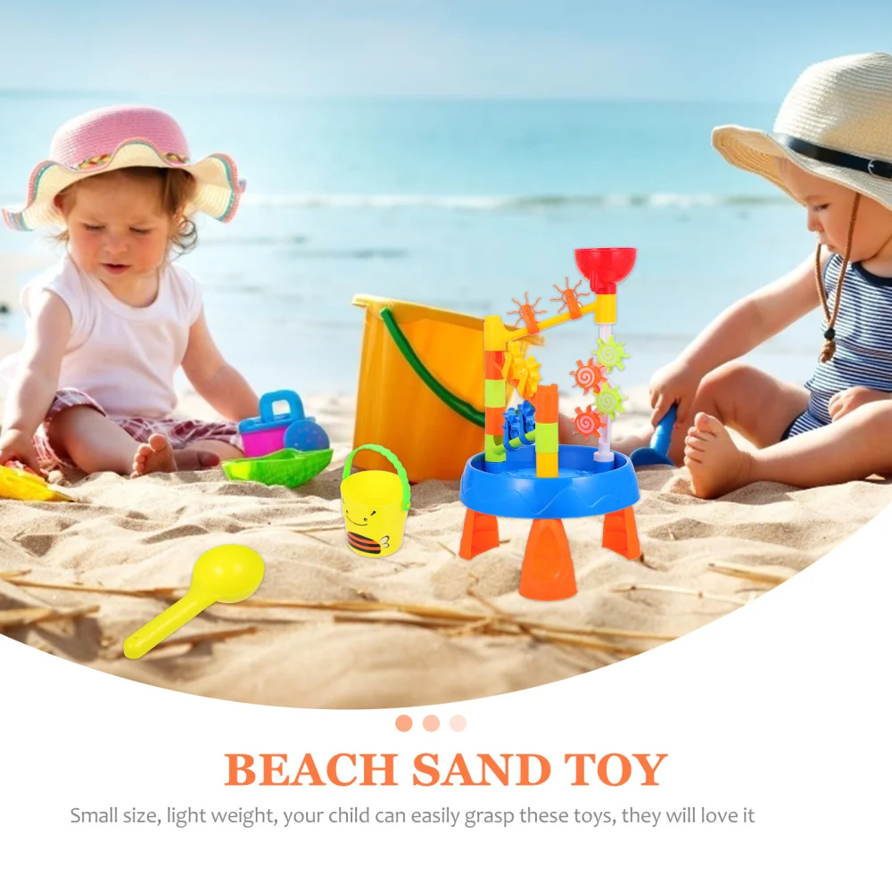 

1 Set Sand Playing Table Beach Table Playing Sand Windmill Children