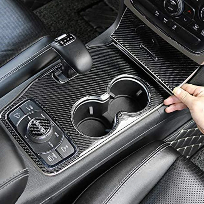 Центральная консоль из углеродного волокна для Jeep Grand Cherokee 2014 2015 крышка