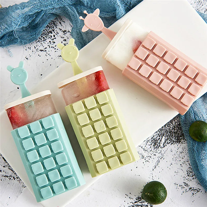 4 шт. Лидер продаж красивая Пластиковая форма для изготовления мороженого с