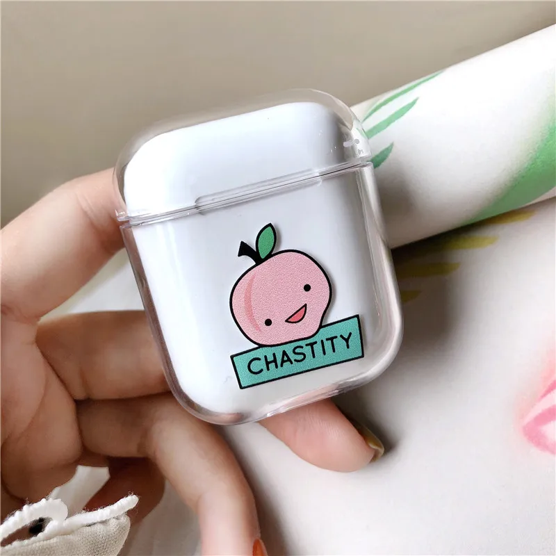 Jamular Прозрачный Жесткий ПК мультфильм Doraemon чехол для Airpods Наушники Аксессуары
