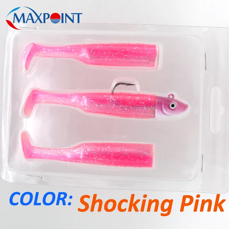 T3 PINK Набор мягкой приманки на 3+ 1 лобзик и мягкое тело 9 см shad Блистер пакет 30 г набор приманка для соленой воды рыболовные приманки Shad - Цвет: T3 PINK