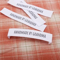custom sewing labels brand labels customized with your name organic cotton fabric name label handmade md0009
