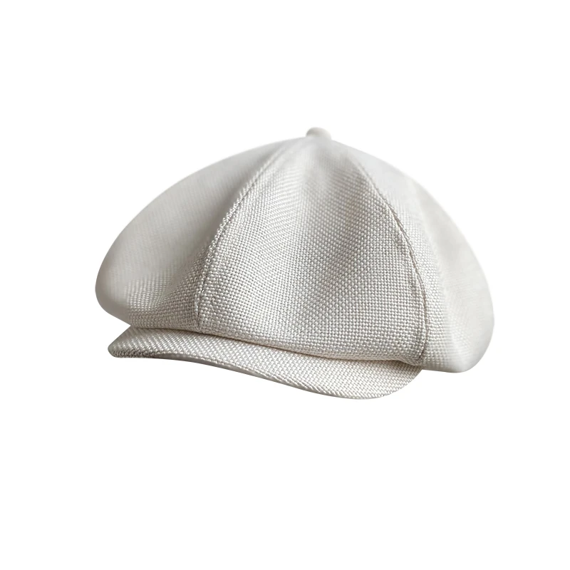 

Vintage Newsboy Hat Men Women Men's Black Octagonal Cap Spring Autumn Retro Beret Hat Breathable Men's Summer Cap NM03