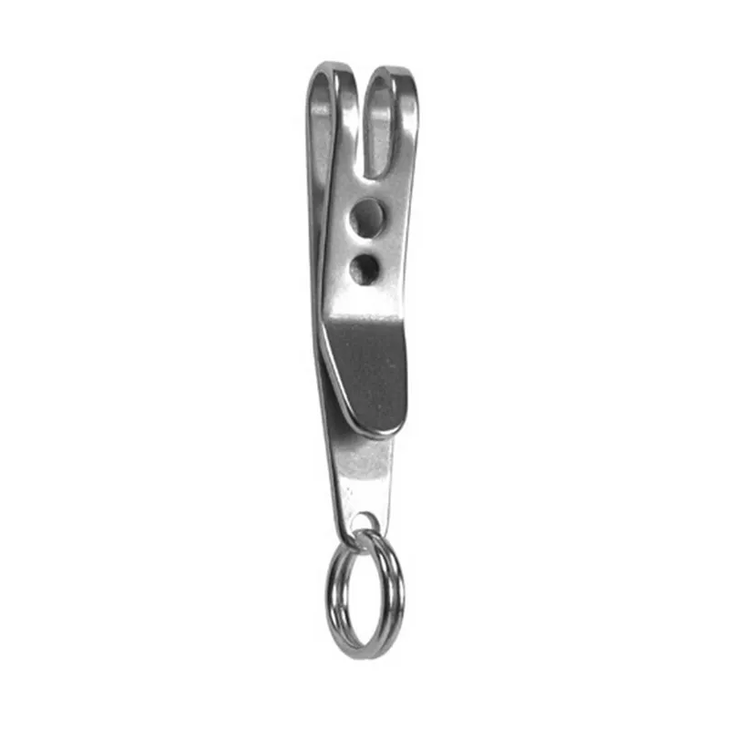 

1PC EDC Bag Suspension Clip with Key Ring Carabiner Stainless Steel Outdoor Quicklink Tool