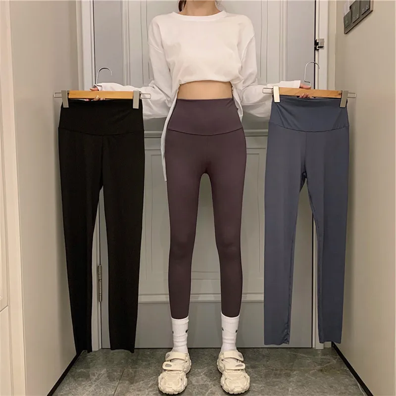Hight Waist Slim Leggings Winter Women Stretchy Legging Leggings Velvet Warm Women Solid Legging Comfortable Keep Warm