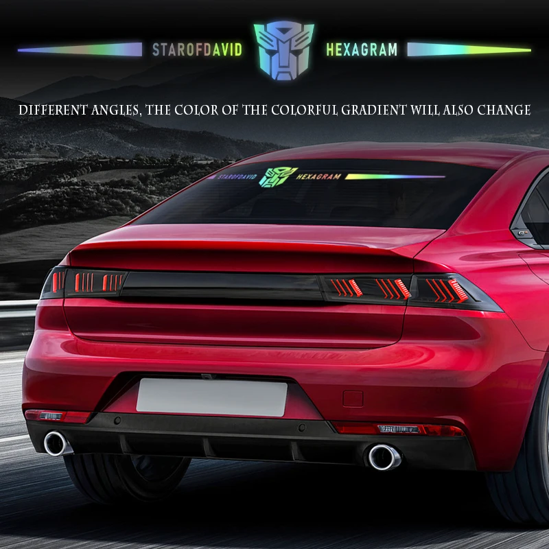 1/2 шт. автомобильные Светоотражающие Водонепроницаемые виниловые наклейки |