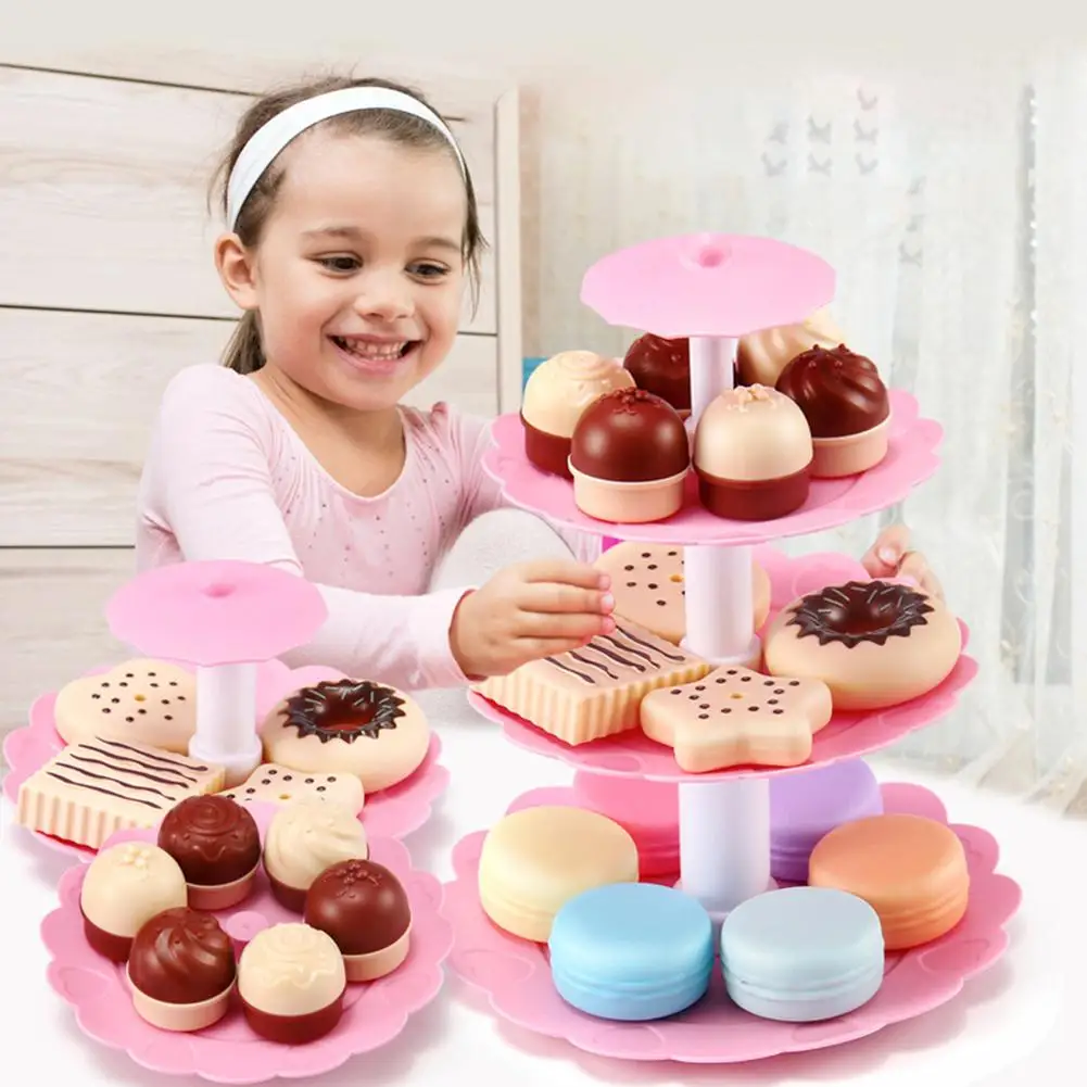 

23Pcs Girls Pretend Role Play Simulation Birthday Cake Educational Kids Toy Set Machine Mini Classic Kids Educational Toys