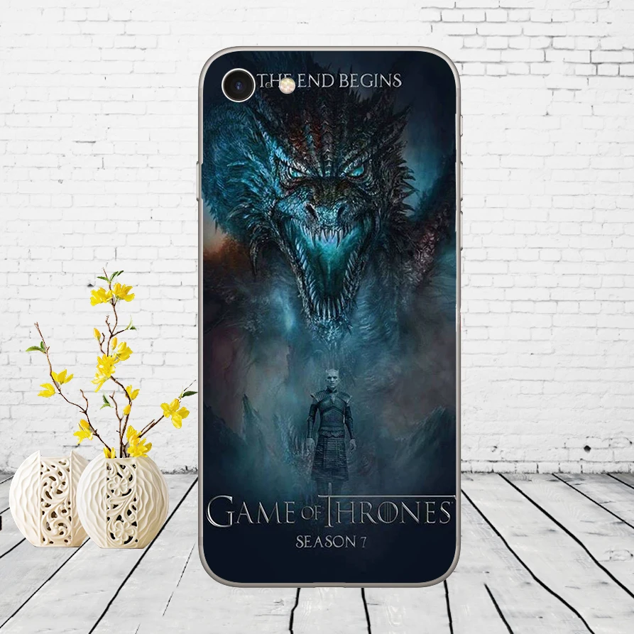 98DD Игра престолов сезон 7 Gots7 Мягкий силиконовый чехол для iPhone 5 5S SE 6 6s 8 plus 7 7 Plus X XS SR MAX чехол