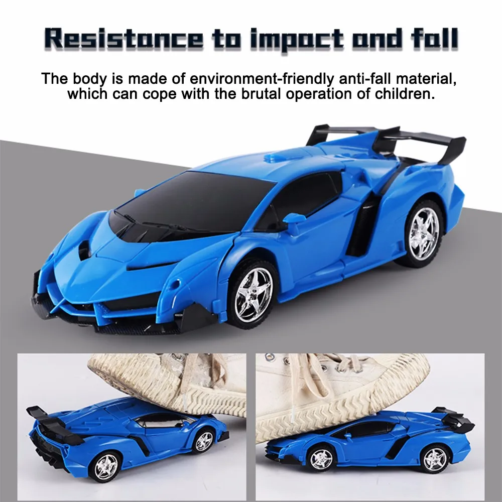 2 в 1 RC автомобиль деформация робот вождение спортивный модель 1:18 дистанционное
