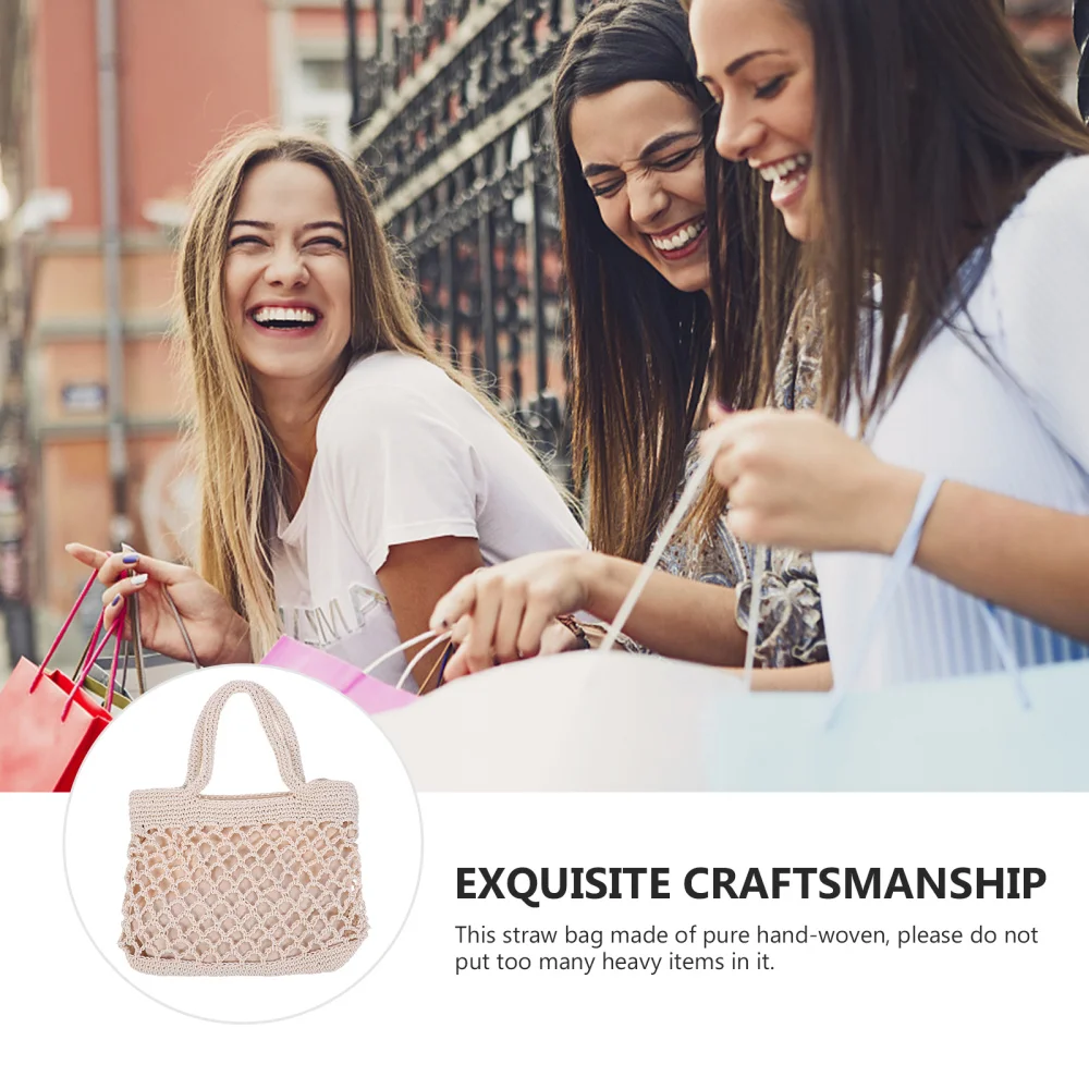 

Hand-crocheted Bag Shoulder Bags Large Capacity Bag for Girls