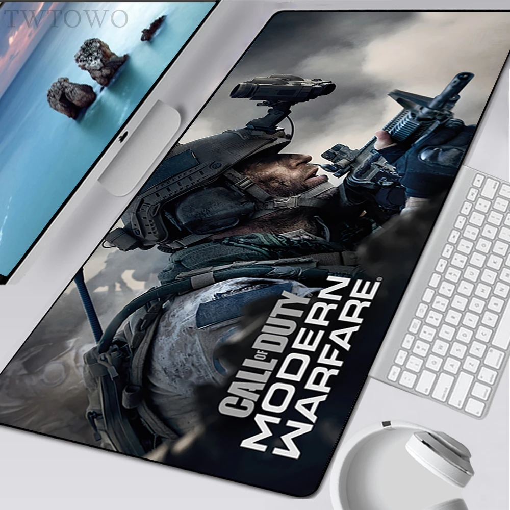 Mouse Pad Gamer XXL HD Computer Mouse Mat MousePads Call of Duty Modern Warfare Anti-slip Laptop Carpet Soft Table Mat Mice Pad