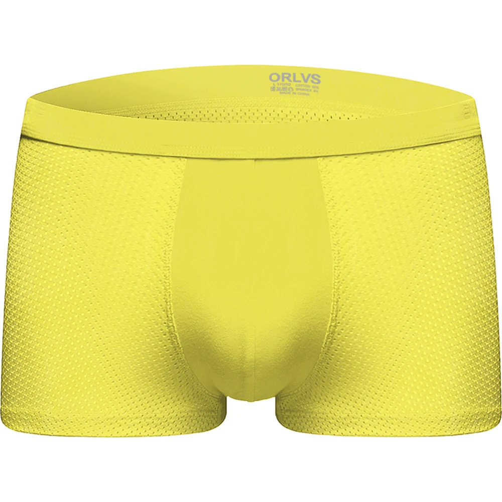 Мужское нижнее белье сексуальные гей боксеры шорты дышащие мужские трусы