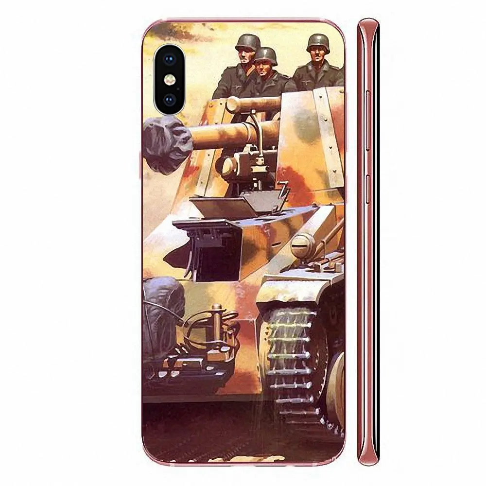 Раздвижной чехол World Of Tanks для Apple iPhone 4 4S 5 5C 5S SE SE2 6 6S 7 8 11 Plus Pro X XS Max XR TPU Mobile - купить
