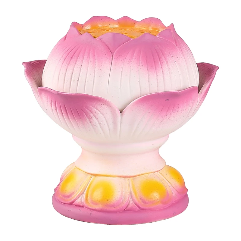 

Ancient Chinese Incense Burner Ceramics Creative Lotus Colourful Incense Burner Exquisite Base Kadzielnica House Decor