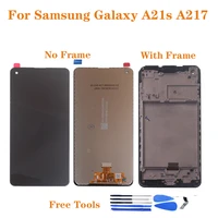 6 5 original lcd for samsung galaxy a21s a217 lcd display touch screen digitizer for samsung a21s sm a217fds screen repair kit