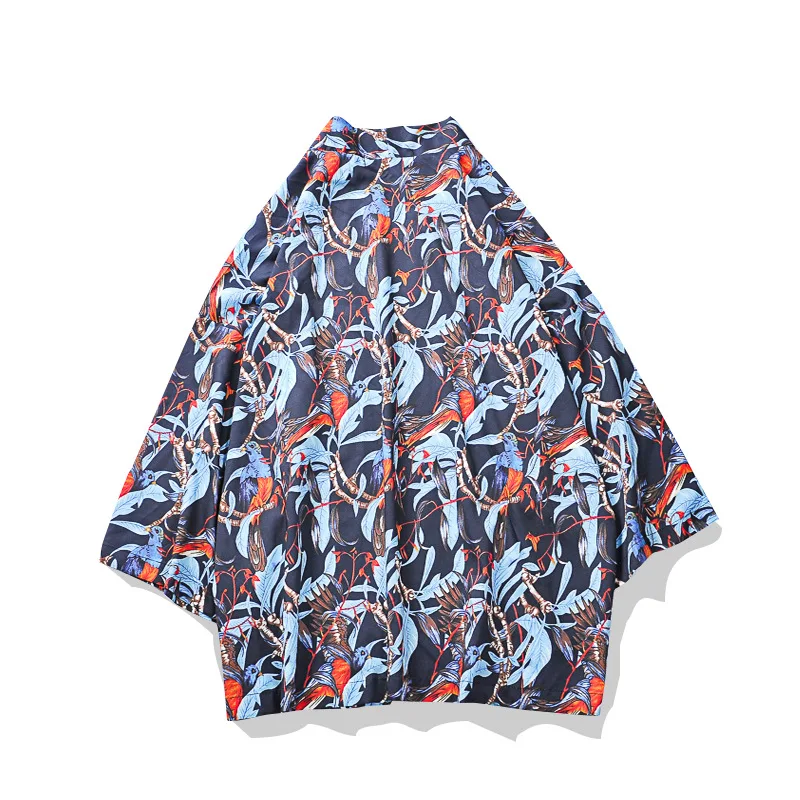 

Japanese Style Vintage Kimono Cardigan Haori Yukata Male Female High-quality Daily Street Wear