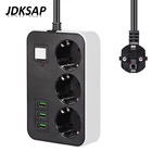 2 штырьковых разъема европейского стандарта, 3 USB-разъема, 1,8 м