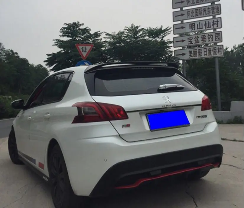 ABS краска для задних крыльев автомобиля задние крылья Peugeot 308 308S 2014 2015 2016|Спойлеры