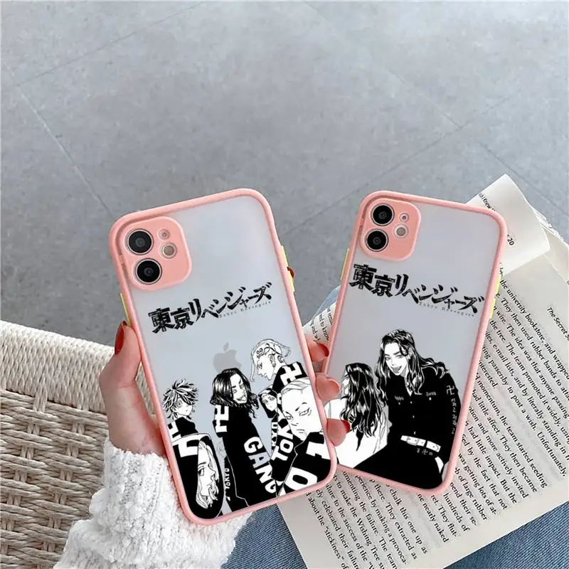 

Tokyo Revengers Anime manjiro sano Phone Case matte transparent For iphone 7 8 11 12 plus mini x xs xr pro max cover