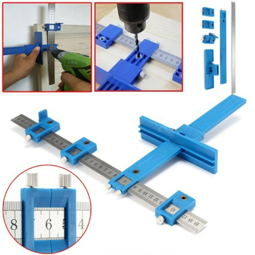 Набор направляющих для сверления инструмент дерева со съемным шаблоном